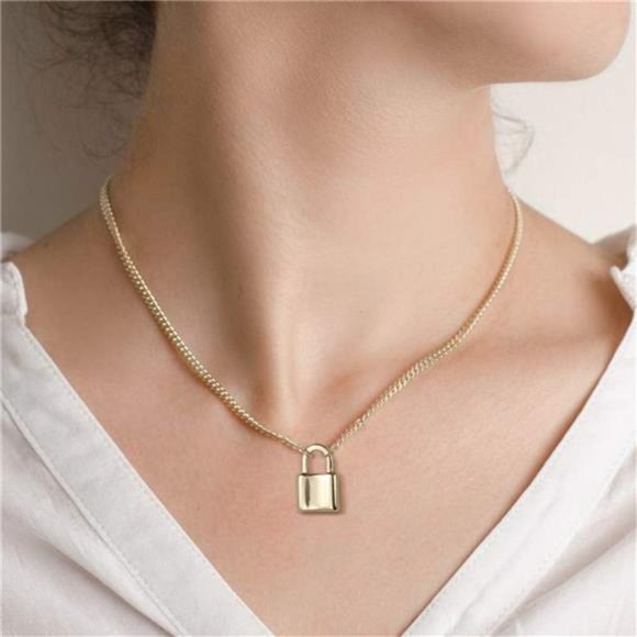 Dainty Layered Choker Necklace, Handmade 14K Gold Plated Y Pendant Necklace - Picture 2 of 7